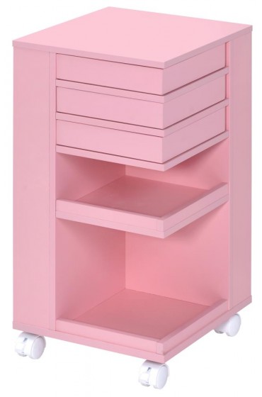 | ACME FURNITURE Nariah 13-in W x 25-in H Wood Composite Pink Freestanding Utility Storage Cabinet - WE15020