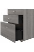 | Bush Business Furniture Universal Storage 28.3464-in W x 33.9763-in H Wood Composite Platinum Gray Freestanding Utility Storage Cabinet - KJ83011