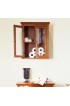 | Glitzhome 20-in W x 24-in H 2-Tier Door/Wall Mount Wood Cabinet Organizer - LT76881