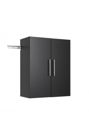 | Prepac HangUps 24-in W x 30-in H Wood Composite Black Wall-mount Utility Storage Cabinet - IQ63303