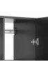 | Prepac HangUps 30-in W x 72-in H Wood Composite Black Wall-mount Utility Storage Cabinet - MB58937