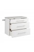 | Prepac HangUps 90-in W x 72-in H Wood Composite White Wall-mount Utility Storage Cabinet - LI73477