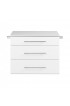 | Prepac HangUps 90-in W x 72-in H Wood Composite White Wall-mount Utility Storage Cabinet - LI73477