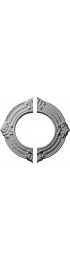 Ceiling Medallions & Rings| Ekena Millwork Benson 11.125-in W x 11.125-in L Primed Urethane Ceiling Medallion - DB05308