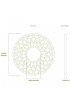 Ceiling Medallions & Rings| Ekena Millwork Empire 34-in W x 34-in L Black PVC Ceiling Medallion - JJ96827