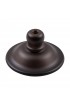 Light Cap & Finial Kits| kathy ireland HOME by Luminance 1.95-in L x 1.95-in Dia Oil Rubbed Bronze Light Cap and Finial Kit - MJ77085