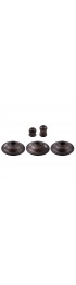 Light Cap & Finial Kits| kathy ireland HOME by Luminance 1.95-in L x 1.95-in Dia Oil Rubbed Bronze Light Cap and Finial Kit - MJ77085