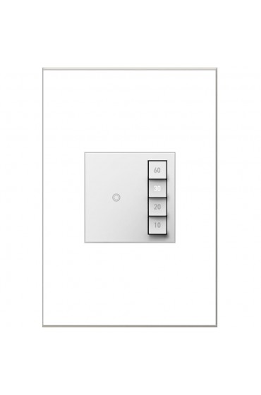 Timers & Light Controls| Legrand adorne SensaSwitch-Outlet In-Wall Countdown Lighting Timer - NR31617