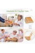 Bamboo Bed Tray Table With Foldable Legs Breakfast Tray for Sofa Bed Eating Working Used As Laptop Desk Snack Tray By Pipishell