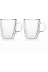 Bodum Bistro Coffee Mug 10 Ounce 2-Pack Clear