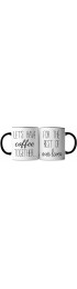 Celebrimo Lets Have Coffee Together For The Rest Of Our Lives Coffee Mug Set Engagement Gifts for Couples Mr and Mrs Wedding Gift for Couple Bridal Shower Engaged Bride and Groom Couples Mugs