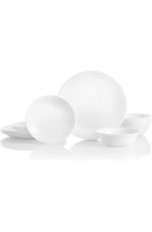 Corelle 18 Piece Dinnerware Sets for 6 | Dinner Plate Appetizer Plate and Soup or Cereal Bowl Set | Triple Layer Plates and Bowls are Highly Chip and Crack Resistant | Dishwasher & Microwave Safe