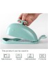 DOWAN Whale Butter Dish Cute Butter Dish Funny Gifts for Mom Wife Friends Fish Bone Cutting Measuring Lines and Tail Non-slip Design Ideal Decor Gift for Birthday Wedding Housewarming Turquoise