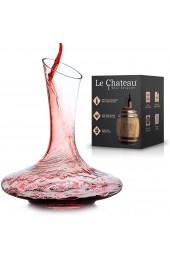 Le Chateau Red Wine Decanter Aerator Crystal Glass Wine Carafe Full Bottle Wine Pitcher