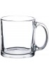 Libbey Crystal Coffee Mug Warm Beverage Mugs Set of 13 oz 6
