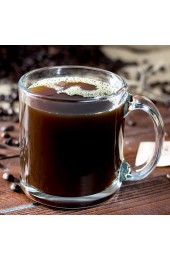 Libbey Crystal Coffee Mug Warm Beverage Mugs Set of 13 oz 6