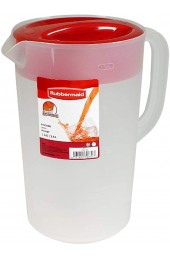 Rubbermaid Clear Pitcher Red Cover 1 Gallon