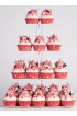 YestBuy 4 Tier Acrylic Cupcake Stand Premium Cupcake Holder Acrylic Cupcake Tower Display Cady Bar Party Décor – Display for Pastry4.7 Between 2 Layers
