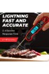 Alpha Grillers Instant Read Meat Thermometer for Grill and Cooking. Best Waterproof Ultra Fast Thermometer with Backlight & Calibration. Digital Food Probe for Kitchen Outdoor Grilling and BBQ!