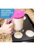 KPKitchen Pancake Batter Dispenser Perfect Baking Tool for Cupcake Waffles Muffin Mix Crepes Cake or Any Baked Goods Easy Pour Home Food Gadget Bakeware Maker with Measuring Label