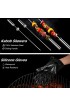 OlarHike Grilling Accessories BBQ Grill Tools Set 25PCS Stainless Steel Grilling Kit for Smoker Camping Kitchen Barbecue Utensil Gifts for Men Women with Thermometer and Meat Injector