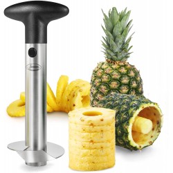 Pineapple Corer [Upgraded Reinforced Thicker Blade] Newness Premium Pineapple Corer Remover Stainless Steel Pineapple Core Remover Tool for Home & Kitchen with Sharp Blade for Diced Fruit Rings