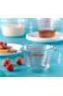 Pyrex Glass Measuring Cup Set 3-Piece Microwave and Oven Safe,Clear