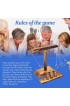 Ring Toss Game Ring Toss with Shot Ladder Fun Hook and Ring Game Handmade Wooden Interactive Game for Home and Party