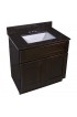 Bathroom Vanity Tops| Design House 31-in Black Pearl Granite Single Sink Bathroom Vanity Top - CX78170