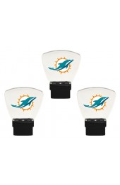 | Authentic Street Signs Miami Dolphins 3-Pack 3-Pack Night Lights LED Night Light Auto On/Off - WT62753