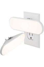 | GE 2-Pack White LED Night Light Auto On/Off - SY79405
