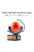 | Projectables 6-Image Black LED Night Light Auto On/Off - HB30548