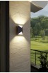 Outdoor Wall Lighting| EGLO Predazzo 1-Light 8.27-in Black Outdoor Wall Light - EF85583