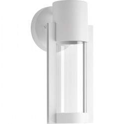 Outdoor Wall Lighting| Progress Lighting Z-1030 1-Light 12-in White Outdoor Wall Light ENERGY STAR - JJ90302