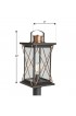 Post Lighting| Progress Lighting Barlowe 20-in Antique Bronze Farmhouse Light Post Lantern - HD58876