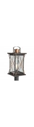 Post Lighting| Progress Lighting Barlowe 20-in Antique Bronze Farmhouse Light Post Lantern - HD58876