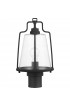Post Lighting| Progress Lighting Benton Harbor 16.375-in Black Coastal Light Post Lantern - IW02646