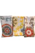 Crabtree Collection Yellow Grey Medallion Easter Cloth Napkins Set of 4 Kitchen & Table Linens Kitchen Gifts Dinner Napkins 100% Cotton Napkins Bright Spring Kitchen Decor Holiday Napkins