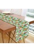 Exnundod Tropical Pineapple Table Runner Palm Leaves 70inches Long,Summer Floral Table Runner for Dining Table Kitchen Spring Summer Home Party Decor