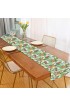 Exnundod Tropical Pineapple Table Runner Palm Leaves 70inches Long,Summer Floral Table Runner for Dining Table Kitchen Spring Summer Home Party Decor