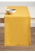 Maison d' Hermine Avignon Ochre 100% Linen Table Runner for Party | Dinner | Holidays | Kitchen | Easter | Outdoor | Home 14 Inch by 60 Inch