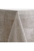 maxmill Flaxy Faux Linen Tablecloth with 2-Tone Slubby Texture Wrinkle Free Anti-Shrink Soft Table Cloth for Kitchen Dining Tabletop for Outdoor and Indoor Use Rectangle 60 x 84 Inch Linen