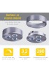 Puck Lights| Armacost Lighting TriVue Matte White 2700k 2.75-in Hardwired Puck Under Cabinet Lights - PI00190