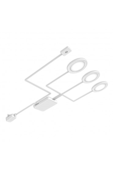 Puck Lights| Good Earth Lighting LED Flat Panel 3-Pack 3.66-in Plug-in Puck Under Cabinet Lights - AQ49785