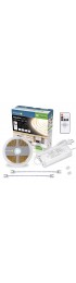 Under Cabinet Lights| Armacost Lighting RibbonFlex 16 ft. (5M) Home Continuous (COB) LED Tape Light Kit with Remote - DU13334
