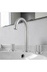 Bathroom Sink Faucets| Ancona Industria series Brushed Nickel 2-handle Widespread Bathroom Sink Faucet - JT67995