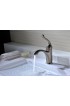 Bathroom Sink Faucets| ANZZI Arc Brushed Nickel 1-handle Single Hole WaterSense Bathroom Sink Faucet - LH40833