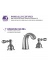 Bathroom Sink Faucets| ANZZI Merchant Brushed Nickel 2-Handle Widespread WaterSense Bathroom Sink Faucet with Drain - KZ06433
