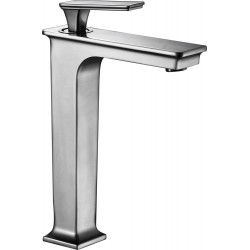 Bathroom Sink Faucets| ANZZI Saunter Brushed Nickel 1-Handle Single Hole Bathroom Sink Faucet - WH49861