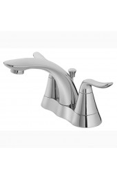 Bathroom Sink Faucets| Home2O Lana Chrome 2-Handle 4-in centerset WaterSense Bathroom Sink Faucet with Drain with Deck Plate - OK33255